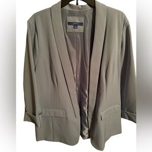 Apt. 9 Women’s Long Boyfriend Blazer –Gray – Size XXL